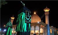 حرم مطهر شاهچراغ، سیاهپوش در آستانه اربعین حسینی