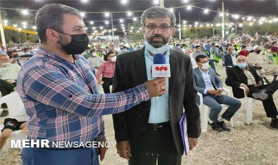 جشن ازدواج آسان 50 زوج جوان در لامرد برپا شد