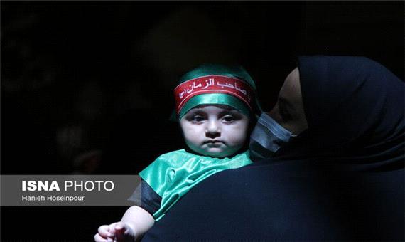 مراسم شیرخوارگان حسینی در حرم سوم برگزار شد