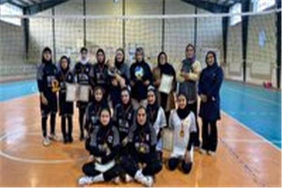 تیم اوج بختگان قهرمان مسابقات والیبال بانوان