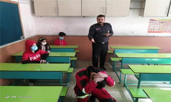 اجرای مانور سراسری زلزله و ایمنی در مدارس شیراز