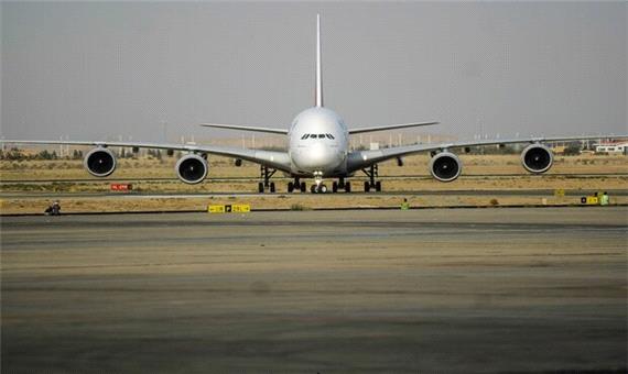 پرواز دبی - لارستان در شیراز به زمین نشست