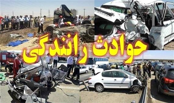 یک کشته و 4 مصدوم در تصادف تریلی در محور شیراز