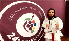 بانوی مرودشتی نخستین مدال کاروان ایران در المپیک ناشنوایان برزیل را کسب کرد
