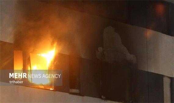 حریق در برج بارانای شیراز مهار شد/ 7 نفر نجات یافتند