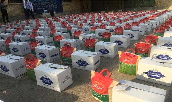 1100 بسته معیشتی در شمال غرب شیراز توزیع شد