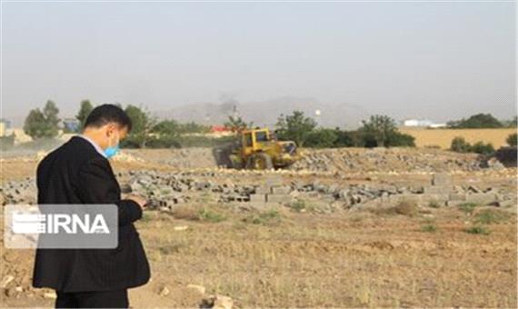 70 سازه غیرمجاز در اراضی کشاورزی کازرون تخریب شد