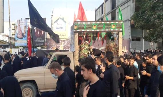 مردان و زنان شهر هزار سنگر در تشییع شهید کابلی سنگ‌تمام گذاشتند