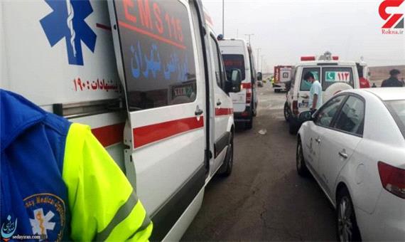 واژگونی اتوبوس در شیراز 18 مصدوم برجای گذاشت
