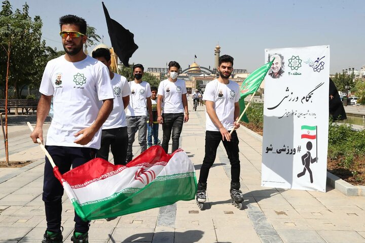 اجرای طرح همگام با ورزش با مناسبت هفته دفاع مقدس