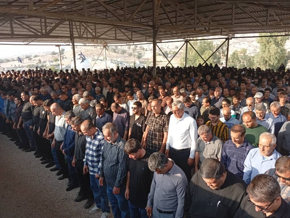 تشییع پیکر مادر شهید گرانقدر حسین ناصری