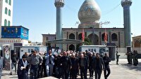 تشییع پیکر جانباز ۷۰ درصد دوران دفاع مقدس در شیراز