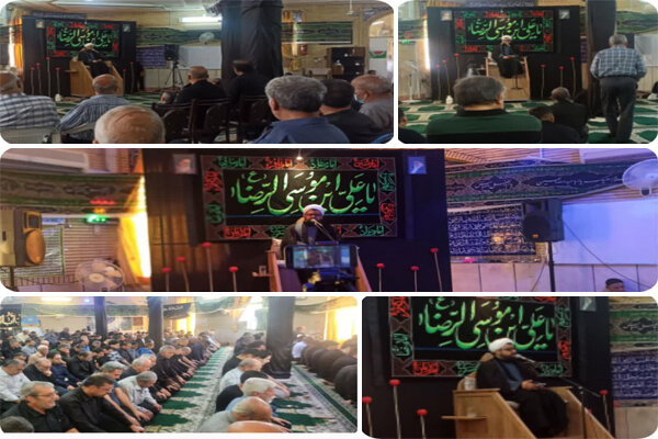 برگزاری مراسم سوگواری شهادت امام رضا (ع) در لارستان