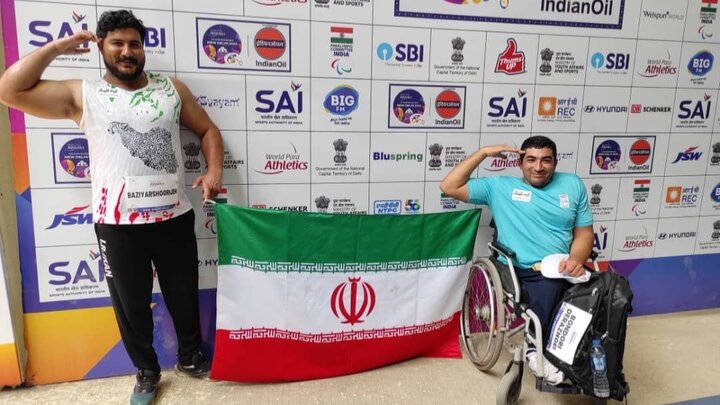 «علی بازیار» قهرمان پرتاب نیزه پارادوومیدانی جهان شد