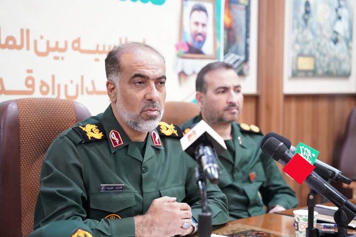 سردار علی پور:اجلاسیه بین‌المللی شهیدان راه قدس در شیراز برگزار می‌شود