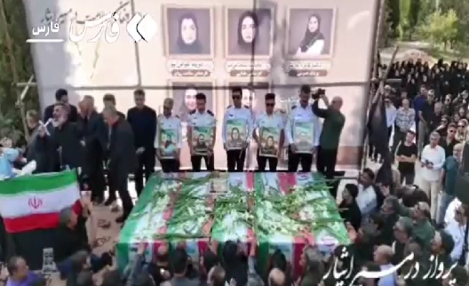 وداع باشکوه با پیکرهای مدافعان سلامت دانشگاه علوم‌پزشکی فسا