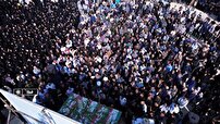 تشییع پیکر‌های کادر درمان دانشگاه علوم پزشکی فسا