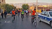 برگزاری پیاده روی خانوادگی در شهرستان کازرون