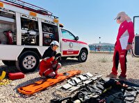 برگزاری مسابقات تخصصی امداد و نجات در قیر و کارزین