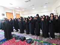 اجرای طرح در محضر نماز برای دانش آموزان آباده