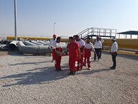 برگزاری مانور امداد و نجات در بخش اشکنان لامرد