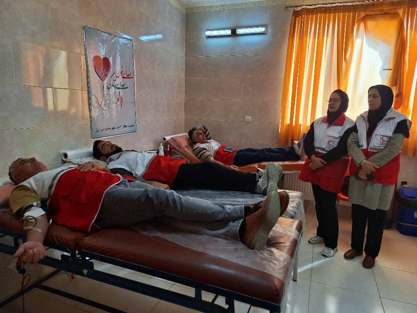 اهدای ۴۰ واحد خون به بیماران در شهرستان نی ریز