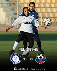 شکست سنگین نماینده فارس در لیگ برتر فوتبال بانوان