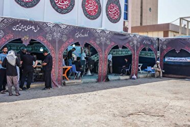 برپایی موکب عزای فاطمی در شیراز