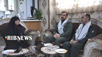 دیدار استاندار و فرمانده سپاه فجر فارس با خانواده شهدا