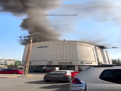 پاساژ سلطانیه شیراز آتش گرفت