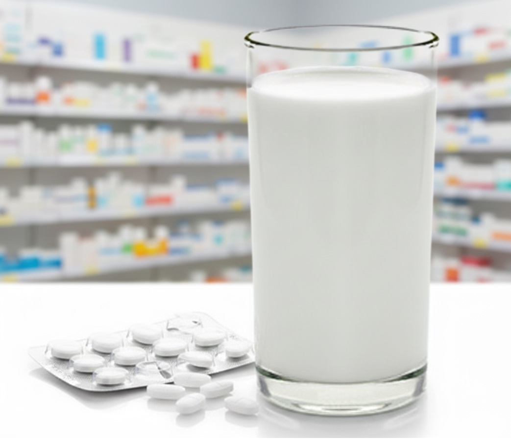 کاهش اثربخشی برخی دارو‌ها در مصرف هم‌زمان با لبنیات
