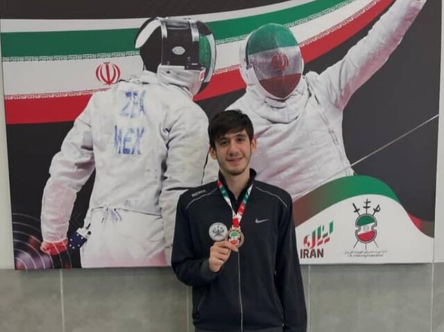 ادامه درخشش نخستین مدال‌آور آسیایی شمشیربازی فارس
