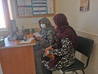 بهره مندی اهالی روستای حشمتیه آباده از خدمات رایگان سلامت