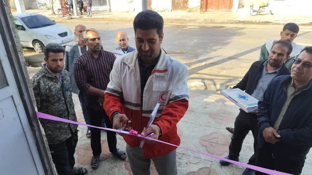 افتتاح خانه هلال در روستای میانده شهرستان زرین دشت