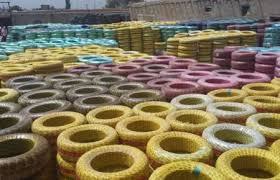 کشف لاستیک‌های فاقد مجوز در ارسنجان