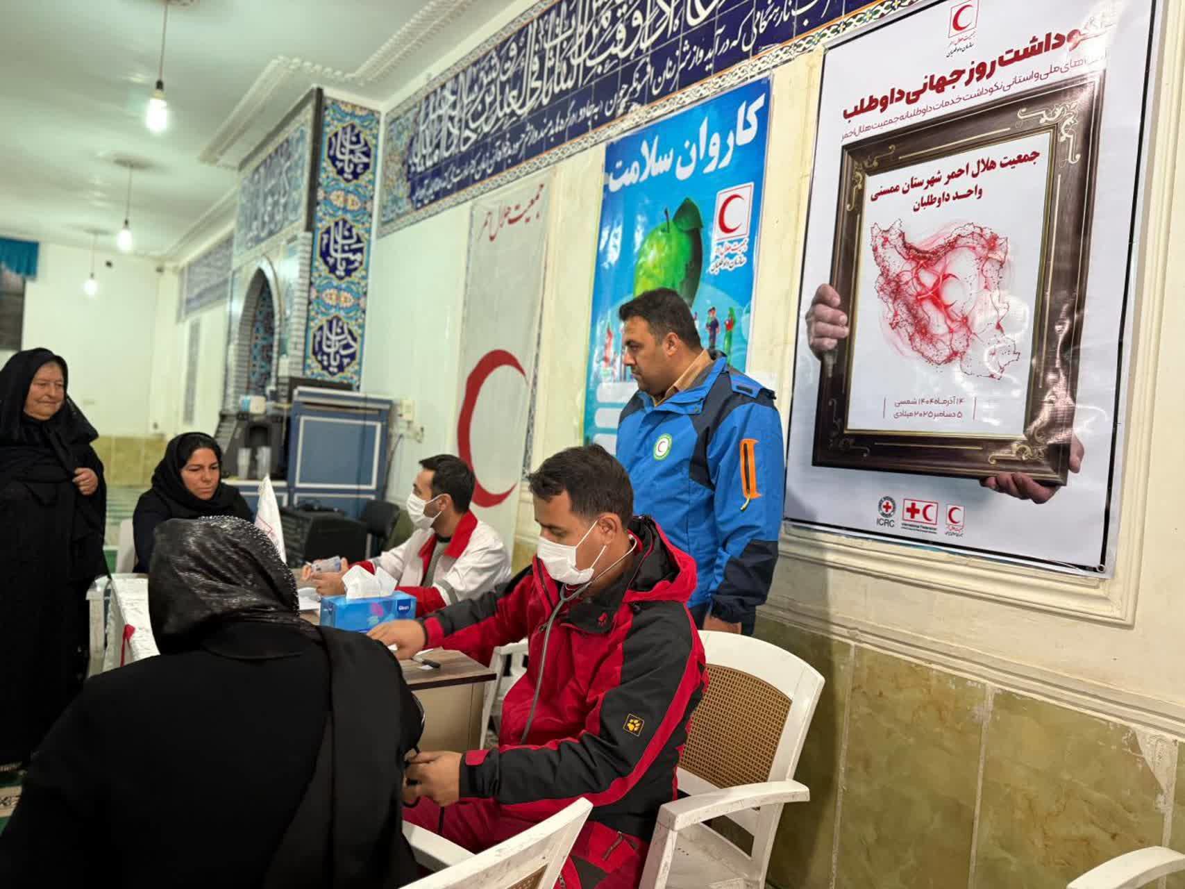 ارائه خدمات درمانی به ۱۰۵ نفر در ماهور میلاتی ممسنی