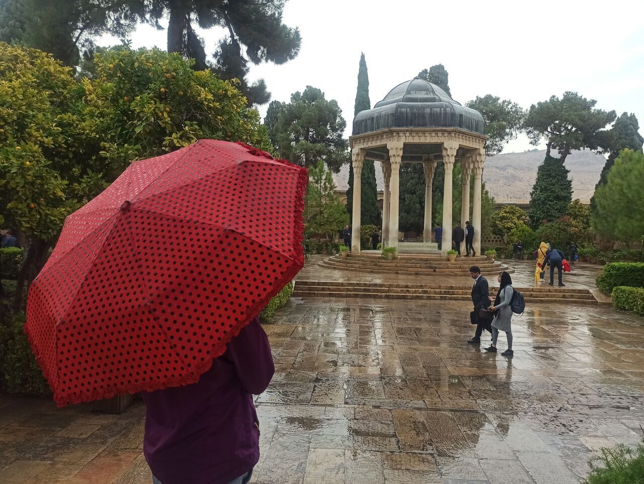 هدیه پاییزی آسمان به شیرازی‌ها ؛ ۶۷ میلی متر باران ، ۳ سانتی متر برف