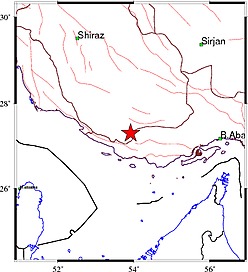 زلزله در عمادده فارس