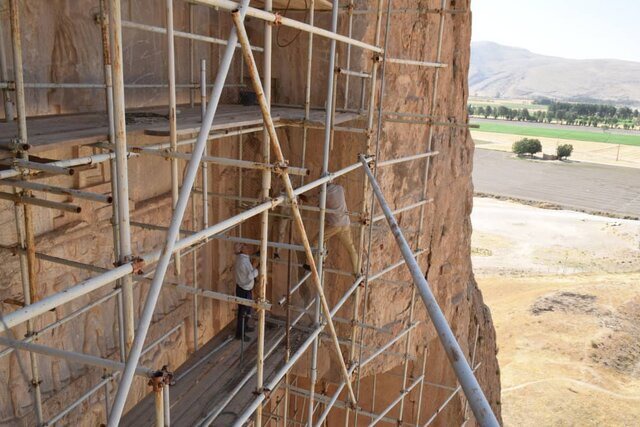 آرامگاه خشایارشا در دست مرمتگران