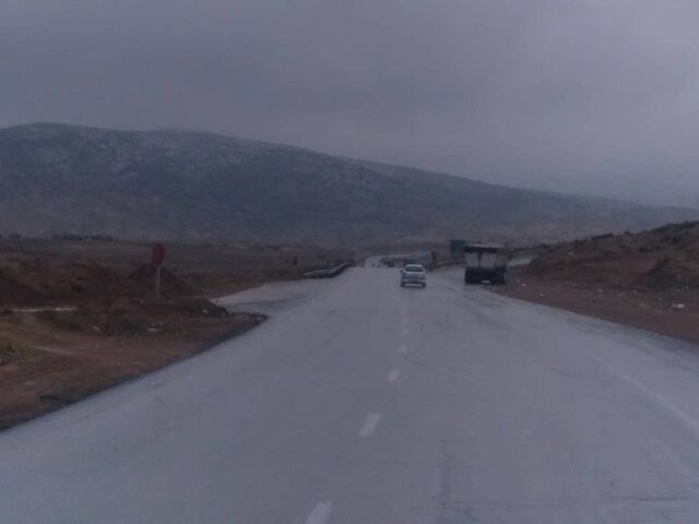 ۱۲ محور فارس برفی و بارانی هستند؛ مراقب لغزندگی جاده‌ها باشید