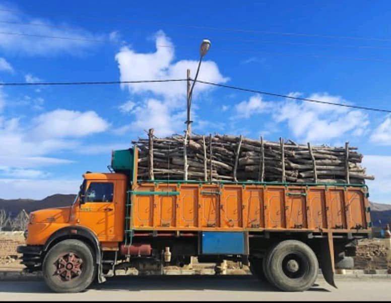 کشف بیش از ۱۰ تن چوب فاقد مجوز در بوانات