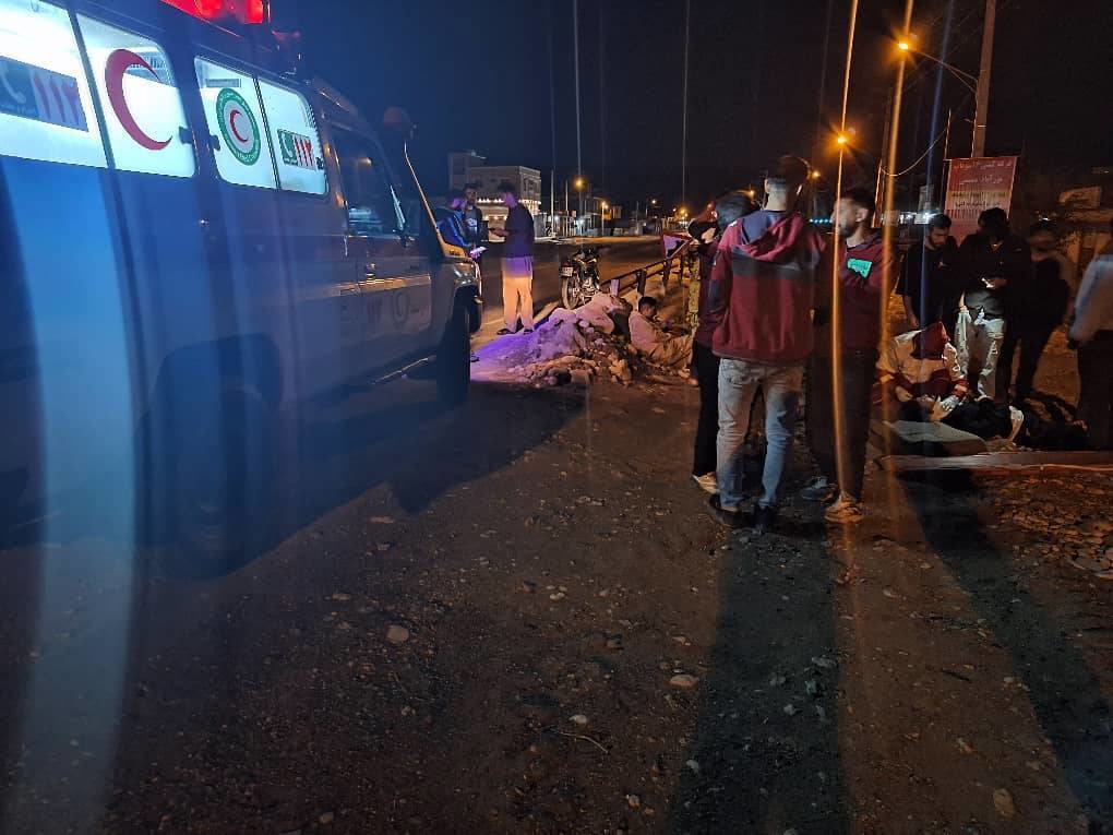 واژگونی سمند در جاده بابامیدان به گچساران با سه مصدوم