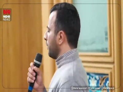 حضور آیت‌الله دستغیب در جمع معتکفین جوان شیراز