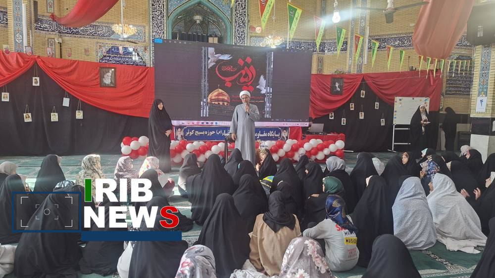 اعتکاف دختران در مسجد خاتم الانبیا شیراز