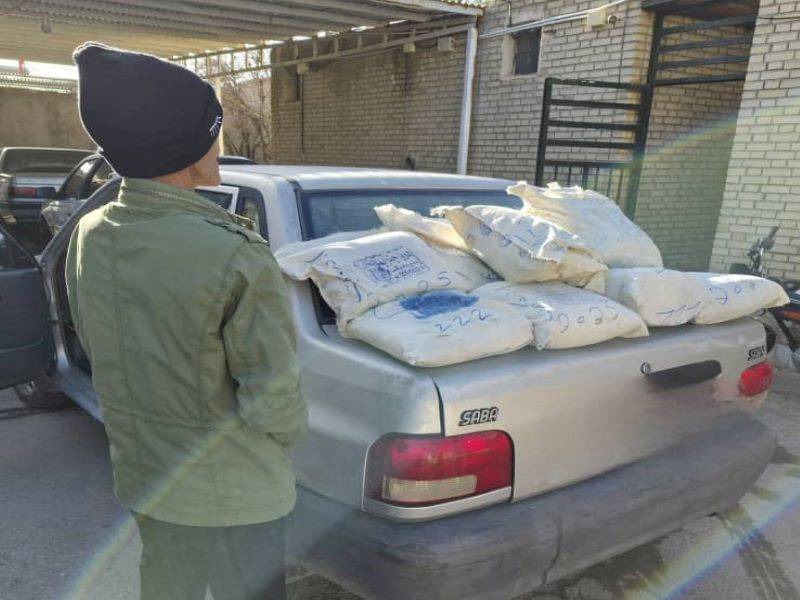 توقیف پراید حامل ۸۶ کیلو تریاک در نی ریز