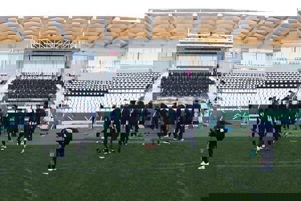 بازدید تیم ملی امید از محل بازی با کره جنوبی و لبنان