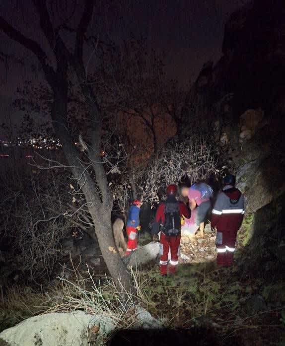 نجات مرد ۳۲ ساله در ارتفاعات کوهچنار