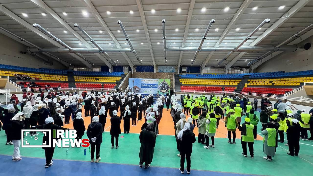 ورزش صبحگاهی با حضور هزار شهروند شیرازی