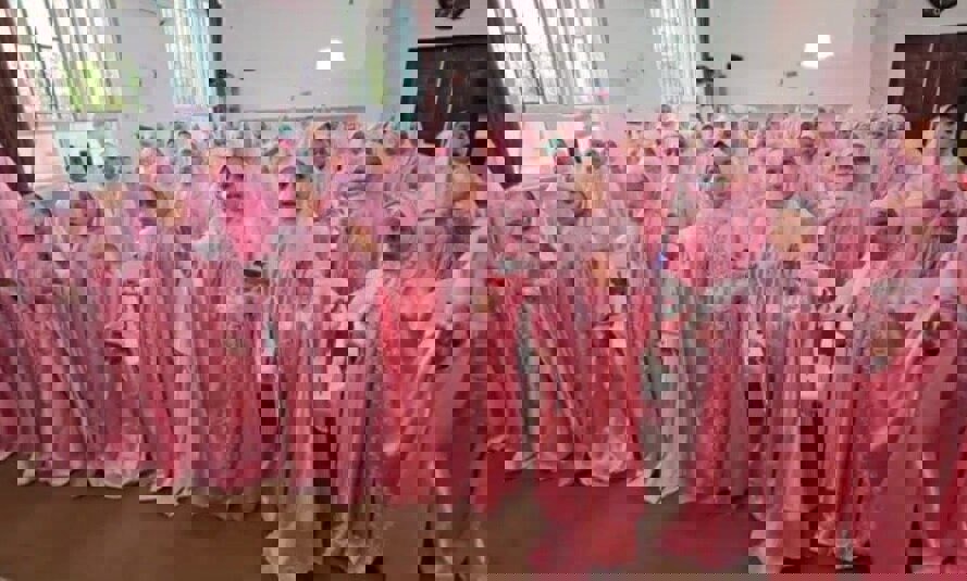 جشن تکلیف مهدوی دانش‌آموزان دختر لامرد