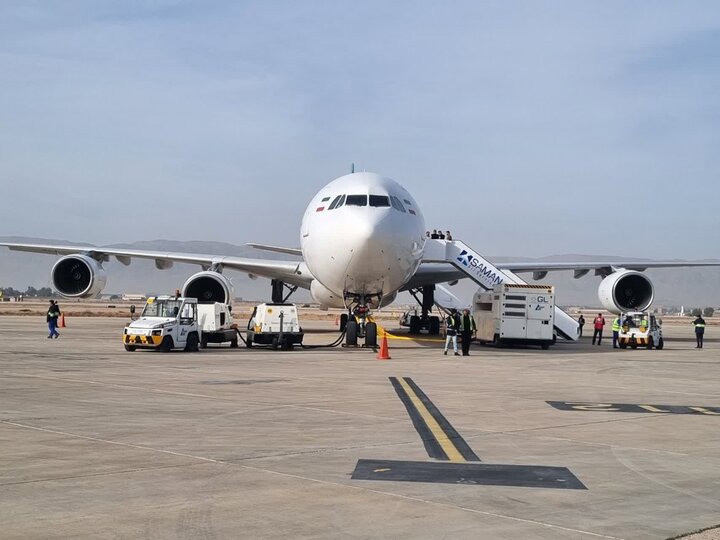 فرود اضطراری پرواز ماهان در شیراز